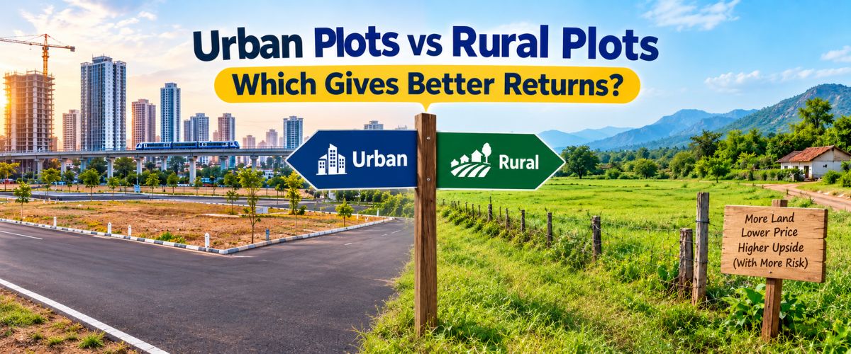 Urban Plots vs Rural Plots: Which Gives Better Returns?