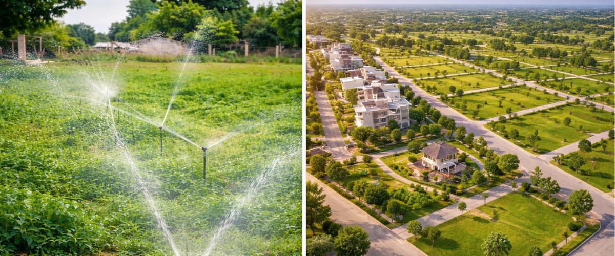 Agricultural Land vs Residential Plots: Investment View