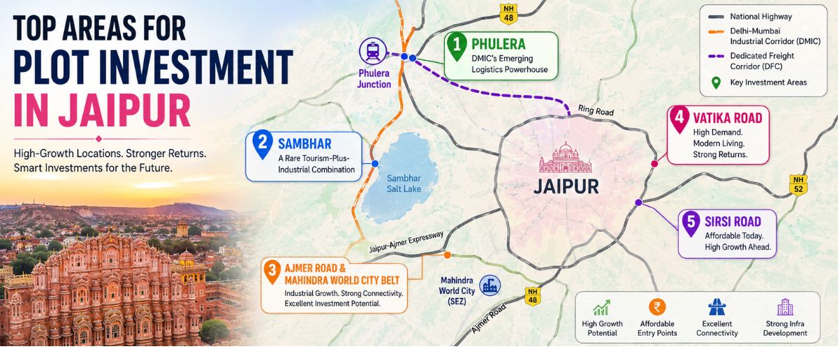 Top Areas for Plot Investment in Jaipur