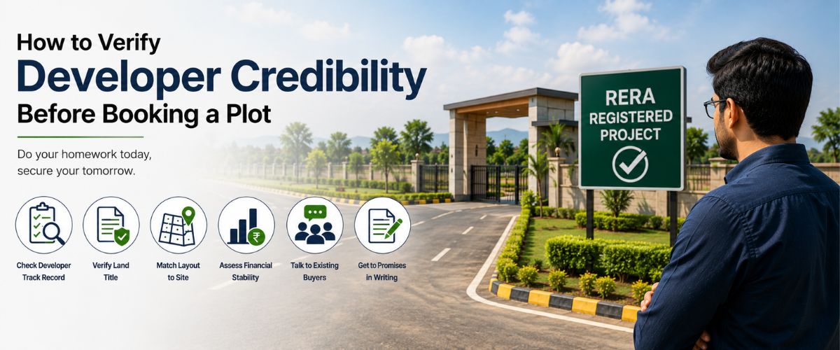 How to Verify Developer Credibility Before Booking a Plot